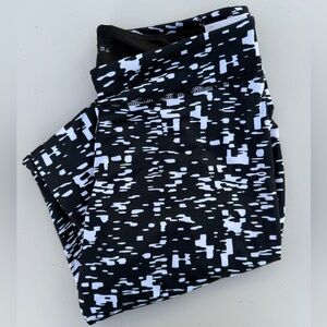Adidas Black and White Capri Leggings